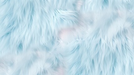 Obraz premium Soft and Fluffy Light Blue Seamless Background Texture Perfect for Pastel Themed Designs and Creative Projects, 89e5b31f
