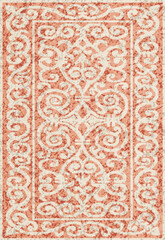 Kilim and Navajo Vector Carpet modern Pattern with trending colors in high resolution
