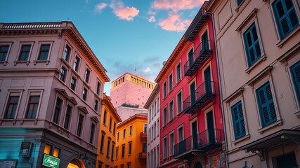 Obraz premium Athens Buildings - Stunning Architectural Photography, Bright Cityscapes