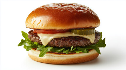 Cheeseburger with Fresh Ingredients