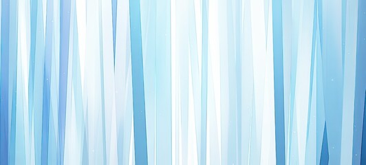Fototapeta premium Blue vertical lines with a curtain-like texture on a white background