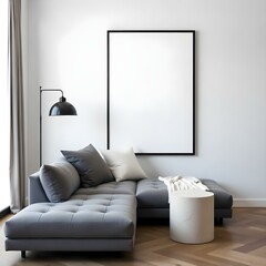Modern Living Room Interior With Sofa