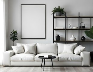 Modern Living Room Interior With Sofa