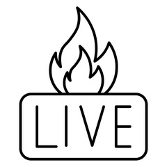 live streamer icon
