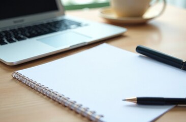 Study materials on the desk with the office