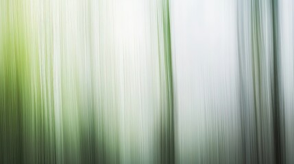 Obraz premium Soft blurred light gray background with vertical lines in green and white