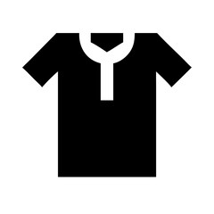 Shirt Vector Icon for Clothing and Fashion Representation