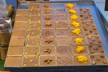 Thai Traditional Custard with Assorted Toppings