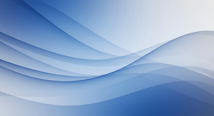 Obraz premium Blue abstract waves background