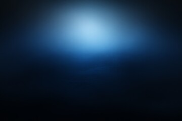 Light illuminates dark ocean waves during twilight hours, creating a serene and mesmerizing atmosphere