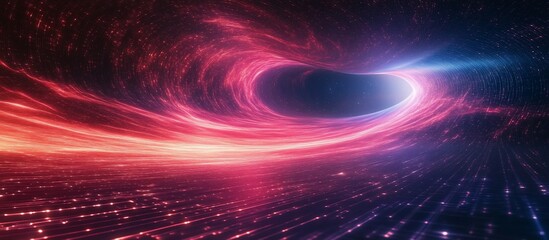 Obraz premium Cosmic Vortex: A Journey Through the Nebula