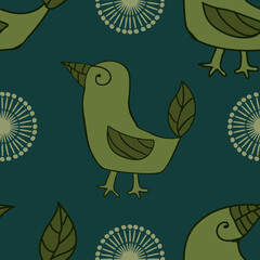 A seamless pattern with a boho design