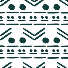 A seamless pattern with a boho design