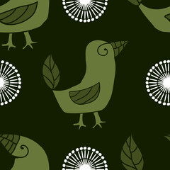 A seamless pattern with a boho design