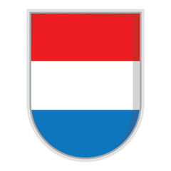 Netherland national flag shield Badge
