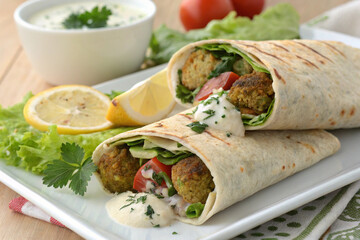 falafel wrap