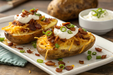 loaded potato skins photos