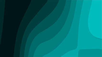 Blue gradient colorful wavy overlapping layers of papercut background. Blue gradient paper cut background. Blue multicolor gradient layered wave 3d cut paper background.	