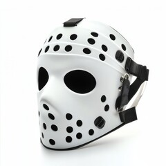Hockey Mask Isolated on White Background