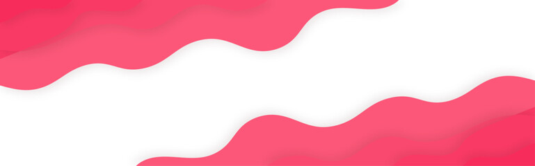 Pink gradient colorful wavy overlapping layers of papercut background. Pink gradient paper cut background. Abstract pink multicolor gradient layer wave 3d cut paper background.