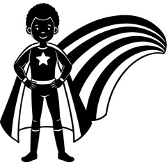 vector illustration of a young man