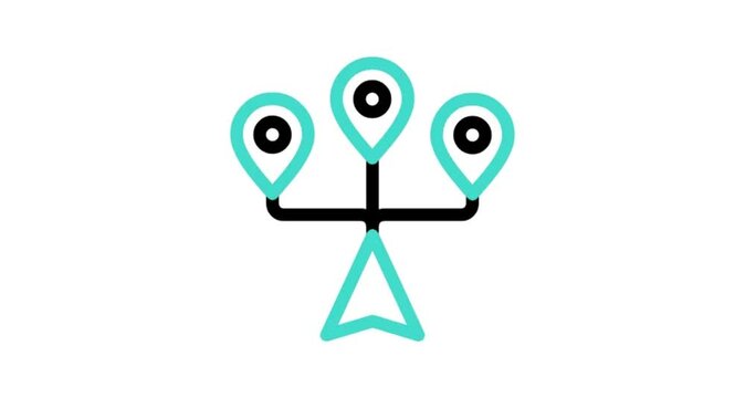illustration of an background with scissors