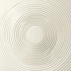 Fototapeta premium Swirling concentric circles create a mesmerizing pattern in a minimalist design focusing on circular shapes and textures. Generative AI