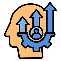 Obraz premium Skill Development Icon Element For Design