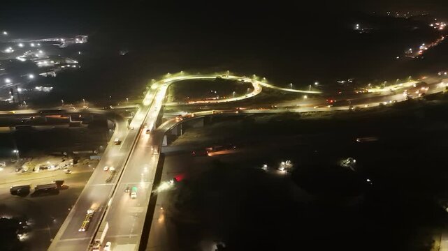 Mumbai Busy Highway Flyover Junction