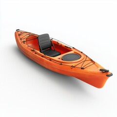 Kayak Isolated on White Background