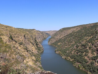 beautiful river landscape cliffs running water scenery natural border