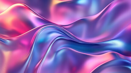 Fototapeta premium Colorful abstract fluid background with iridescent waves and intricate patterns in vibrant hues