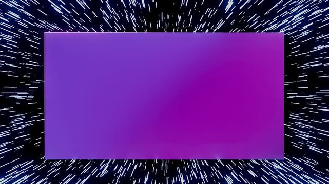 A purple square with a purple background. The purple square is the main focus of the image. The purple background is a contrasting color that makes the square stand out. The image has a futuristic