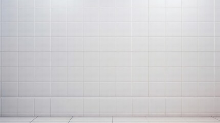 Modern White Tiled Wall with Chequered Pattern in a Bathroom Space Ideal for Home Renovation and Interior Design Inspiration