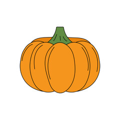 Doodle Vegetable Clipart: Cartoon Vegetable Clipart: Colorful Kawaii Vegetable Doodles