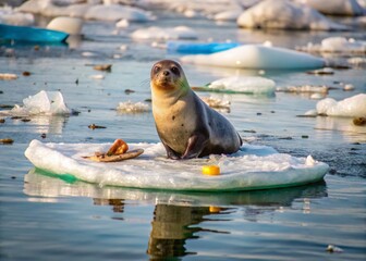 Ocean plastic pollution generative ai
