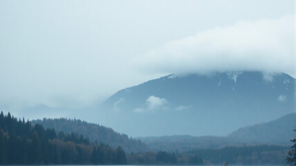 fog in the mountains