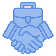 Cooperation Icon Element For Design