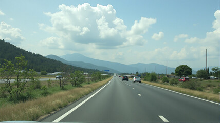 highway in the mountains