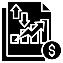 Income Statement Icon Element For Design