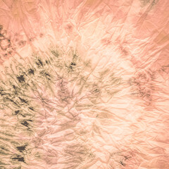 Beige Spiral Tie-Dye. Black Tie Dye Swirl. Blur