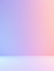 Fototapeta premium Pastel-colored gradient background with a smooth transition from purple to pink.