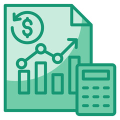 Treasury Stock Icon Element For Design