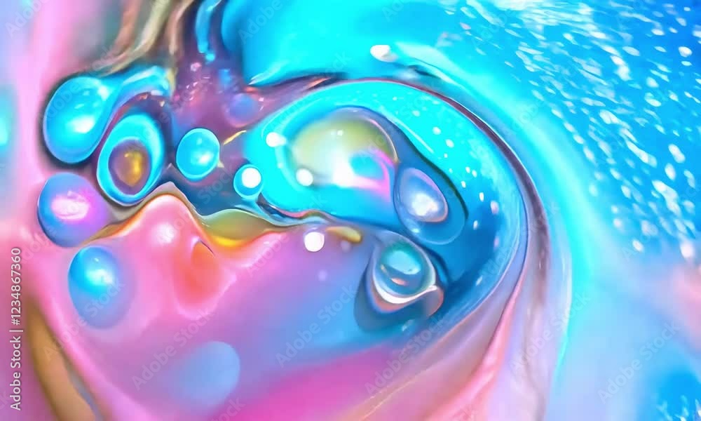 Wall mural vibrant swirls of colorful bokeh lights creating dynamic and dreamy backgrounds for abstract art and