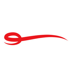  Red Swoosh  swish vector underlines