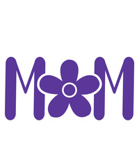 Mother’s Day mom typography clip art design on plain white transparent isolated background for sign, card, shirt, hoodie, sweatshirt, apparel, tag, mug, icon, poster or badge