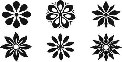 flower icon vector illustration. flower icons simple vector art. flower icons. Flowers icon set. Spring, floral, nature, petals, bouquet, leaves, flower arrangement, eco symbol collection.