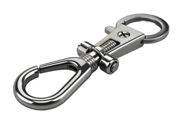 Elegant  Silver Metal Swivel Snap Hook: Versatile Accessory for Various Uses