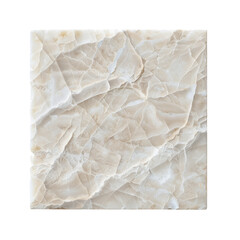 Square marble tile with natural veined patterns and rough surface texture