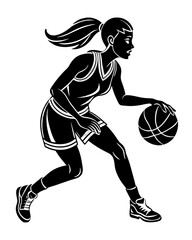basketball player silhouette